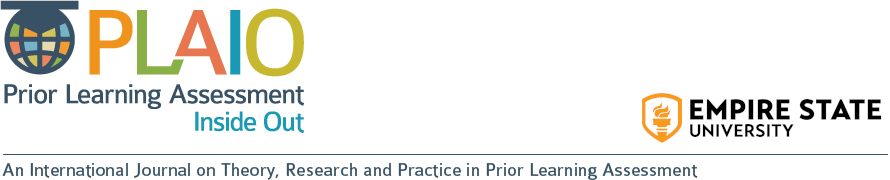 PLAIO: An International Journal on Theory, Research and Practice in Prior Learning Assessment